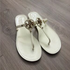 Tory Burch White Mini Miller Sandal